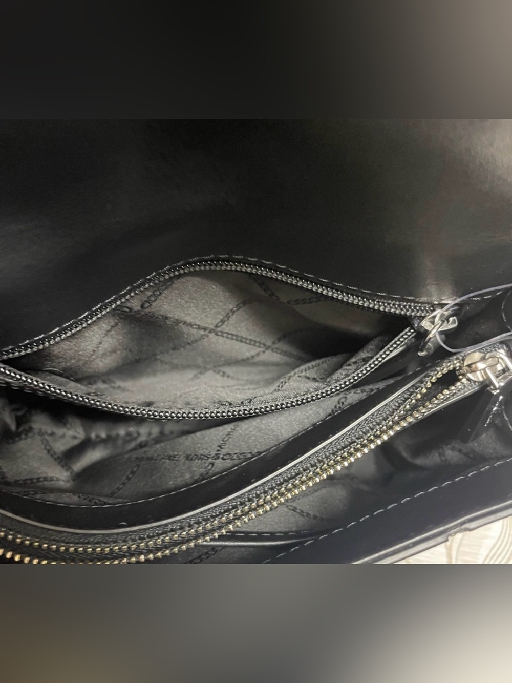 Michael Kors Black Whitney grommeted/ Studded Leather convertsble Shoulder Bag - Picture 5 of 10